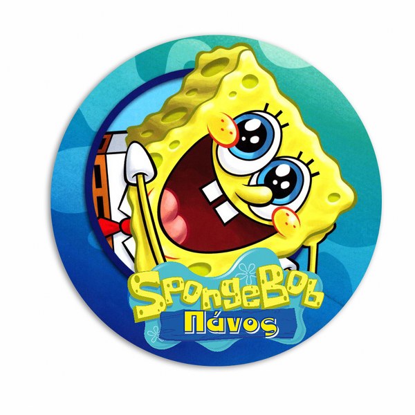 Αυτοκόλλητα Μπόμπ Σφουγγαράκης (6 τεμ)