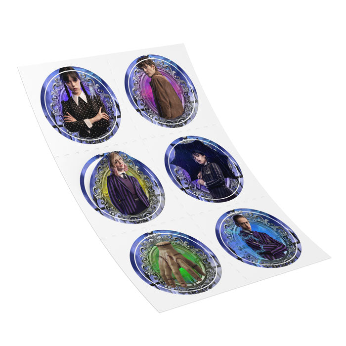 Αυτοκόλλητα Wednesday Addams (6 τεμ)