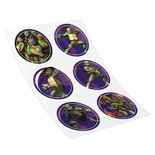 Αυτοκόλλητα Χελωνονιτζάκια (6 τεμ)