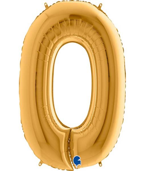 Μπαλόνια Αριθμοί Χρυσό 66 cm – 26″