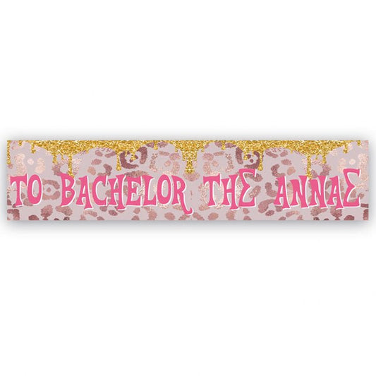Banner Bachelorette Animal Print