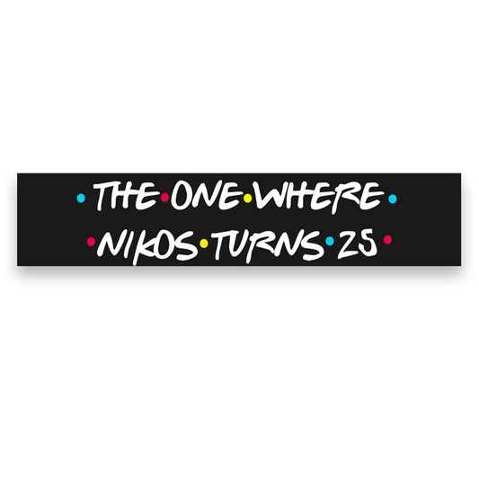 Banner Τα Φιλαράκια "The One Where Turns"