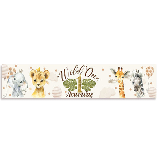 Banner με μήνυμα Wild One 1,30m
