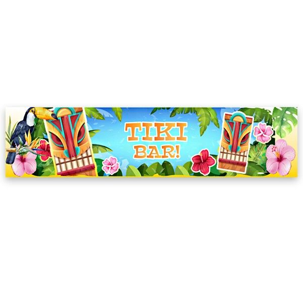 Banner Summer Party "Tiki Bar"