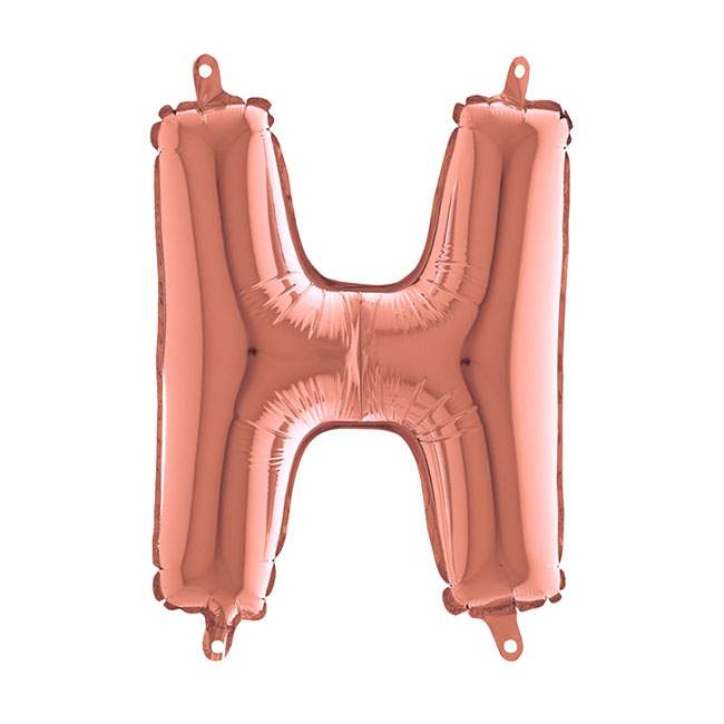 Mini Μπαλόνια Γράμματα Rosegold 36cm