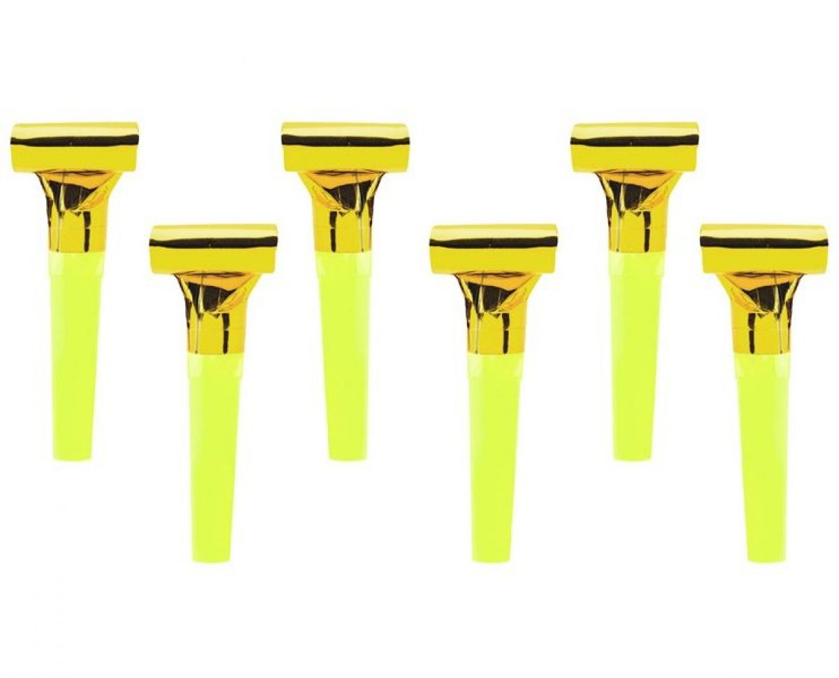 Blowouts Χρυσά (6 τεμ)