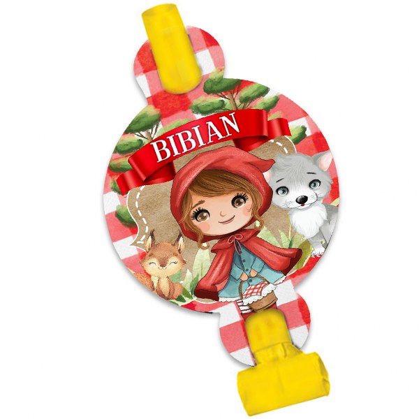 Blowouts Κοκκινοσκουφίτσα (8 τεμ)