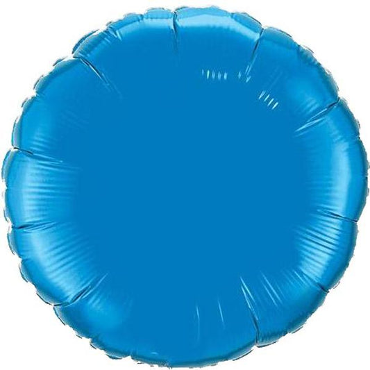 36" Μπαλόνι Μπλε Στρογγυλό