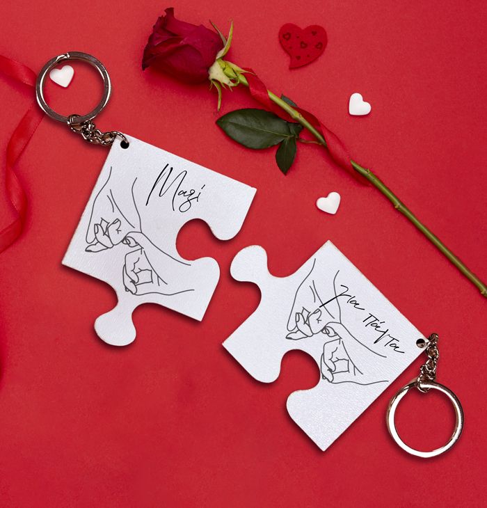 Μπρελόκ για ζευγάρι - Μαζί για Πάντα (2 τεμ)