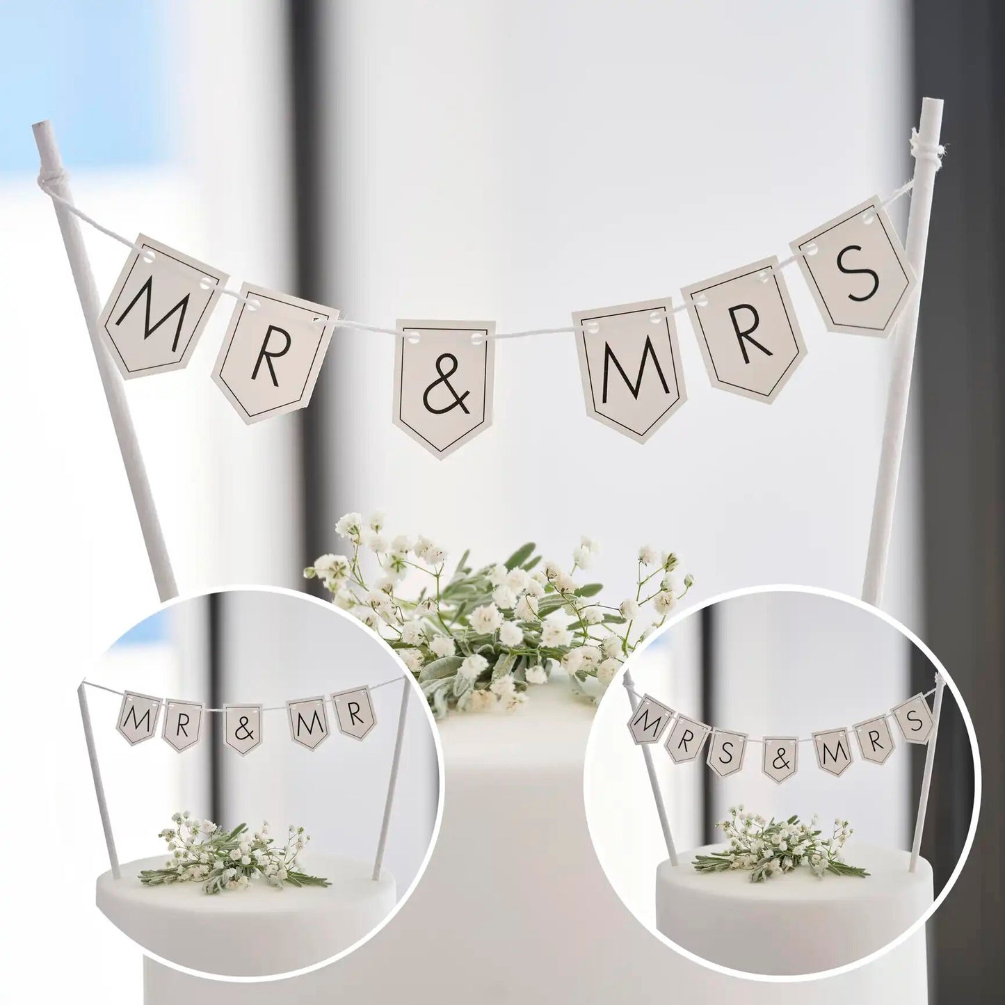 Διακόσμηση Τούρτας Mr & Mrs