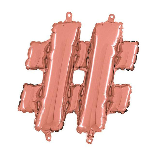 Mini Μπαλόνια Γράμματα Rosegold 36cm
