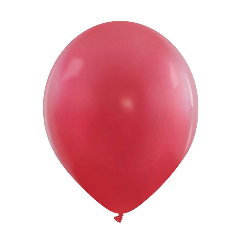Μπαλόνια Λάτεξ 12 Μεταλλικό Κόκκινο Strawberry Red /100 τεμ