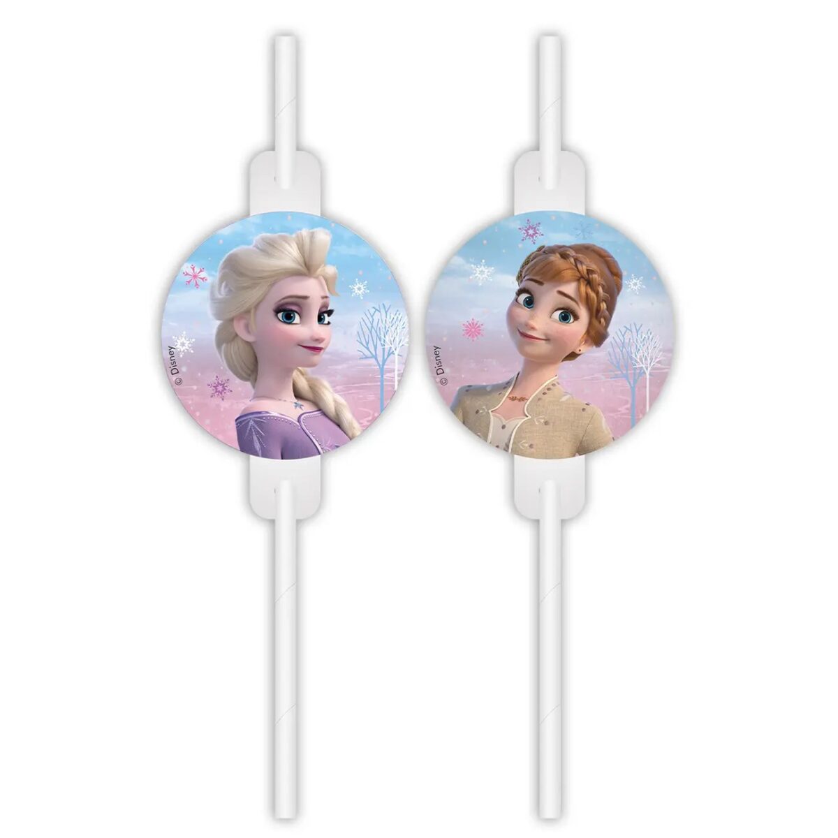 Χάρτινα Καλαμάκια Frozen - Wind Spirit (4 τεμ)