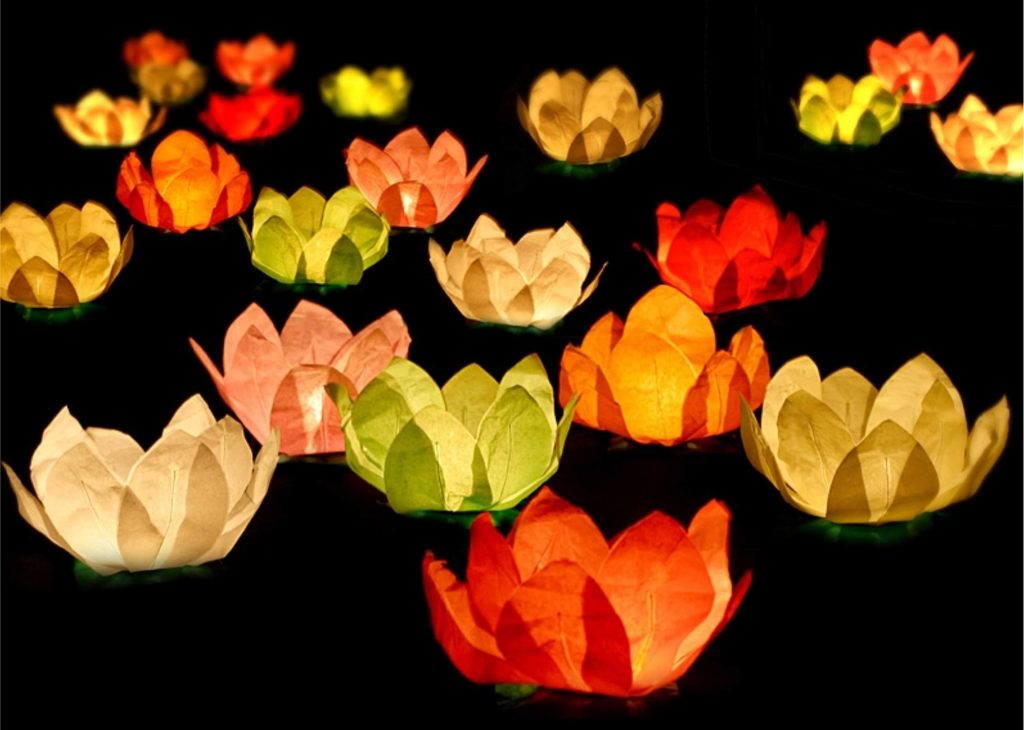 Χάρτινα Φαναράκια για ρεσό που επιπλέουν (6 τεμ)