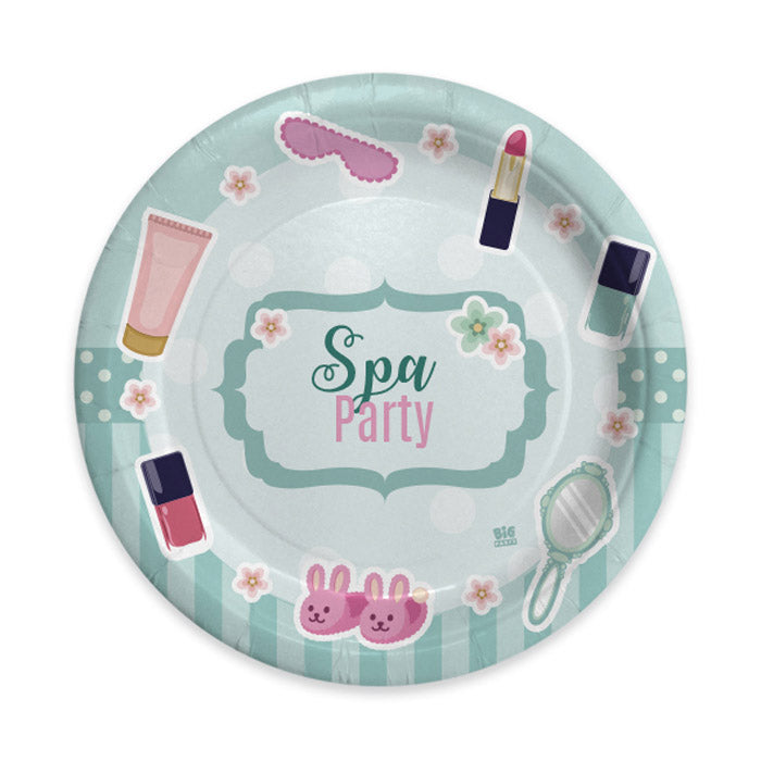 Χάρτινα Πιάτα - Spa Party (6 τεμ)