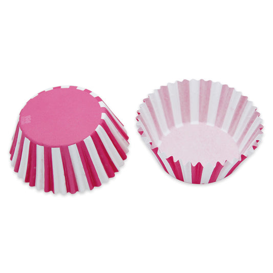 Φόρμες για Cupcake - Φούξια (48 τεμ)