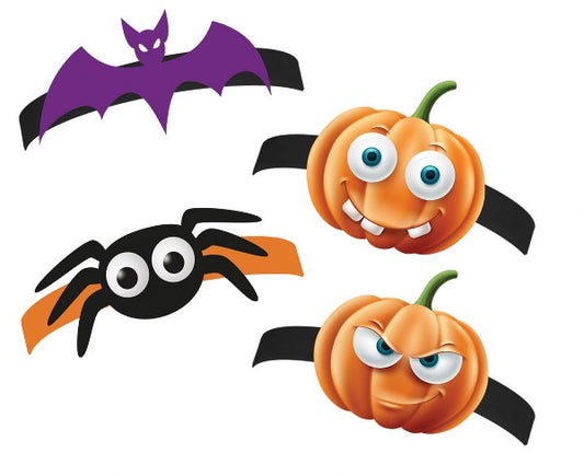 Χάρτινη Κορδέλα Halloween (4 τεμ)