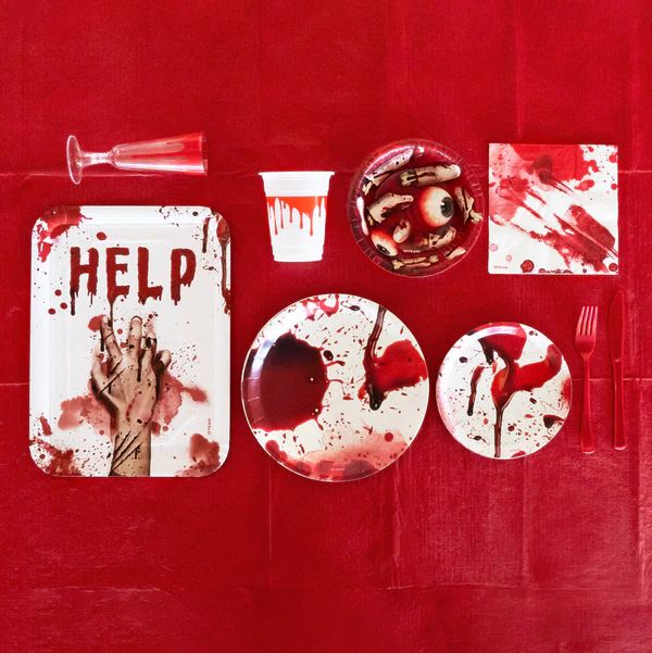 Χάρτινοι Δίσκοι - Ματωμένο χέρι ''HELP'' (2 τεμ)