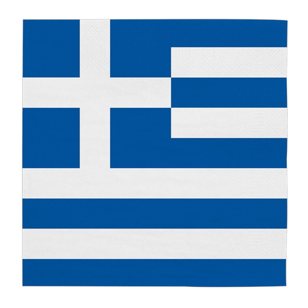 Χαρτοπετσέτες Ελληνική Σημαία (20 τεμ)