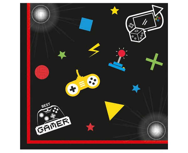 Χαρτοπετσέτες Gaming Party (20 τεμ)