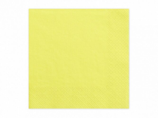 Χαρτοπετσέτες Κίτρινες (20 τεμ)