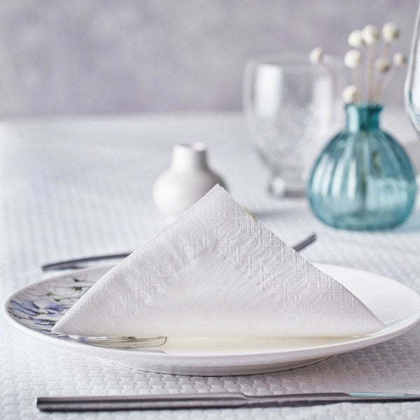 Χαρτοπετσέτες Λευκές (20 τεμ)