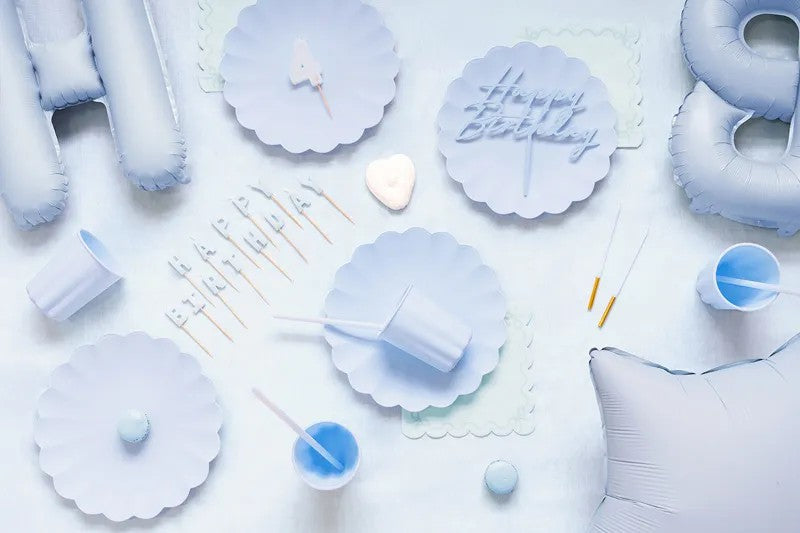 Χαρτοπετσέτες με Βολάν Misty Μπλε (12 τεμ)