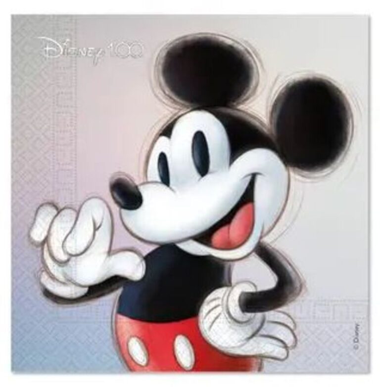 Χαρτοπετσέτες Mickey Mouse - Disney 100 (20 τεμ)