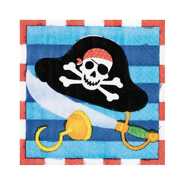 Χαρτοπετσέτες μικρές Πειρατές (16 τεμ)