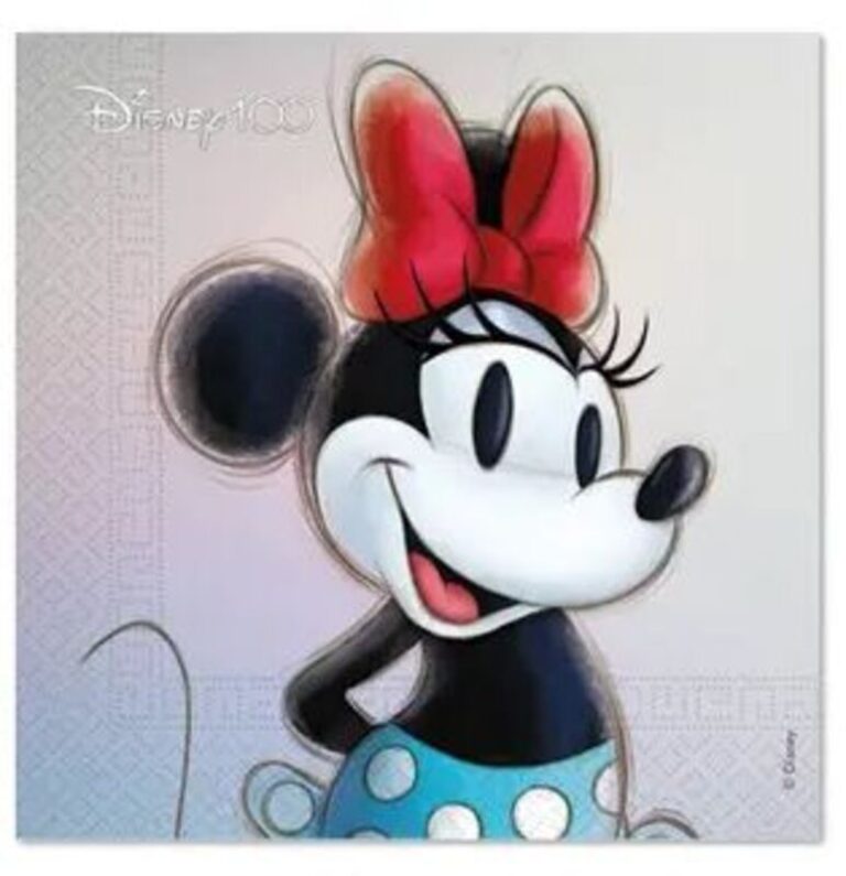Χαρτοπετσέτες Minnie Mouse - Disney 100 (20 τεμ)