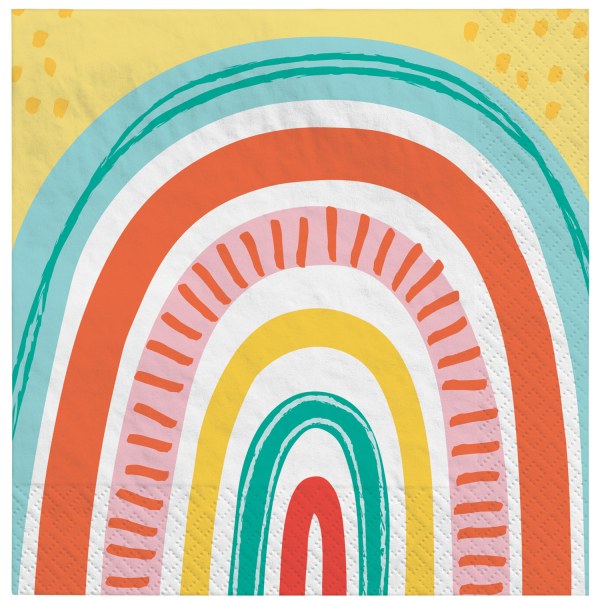Χαρτοπετσέτες Ουράνιο Τόξο Retro (16 τεμ)