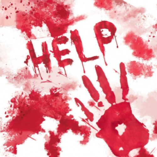 Χαρτοπετσέτες πάρτυ Ματωμένο Χέρι (20 τεμ)