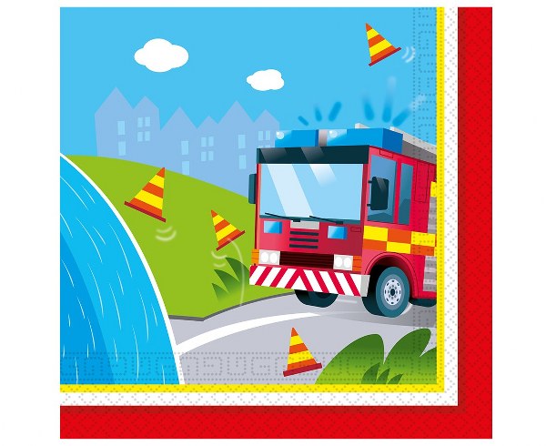 Χαρτοπετσέτες πάρτυ Πυροσβέστης (20 τεμ)