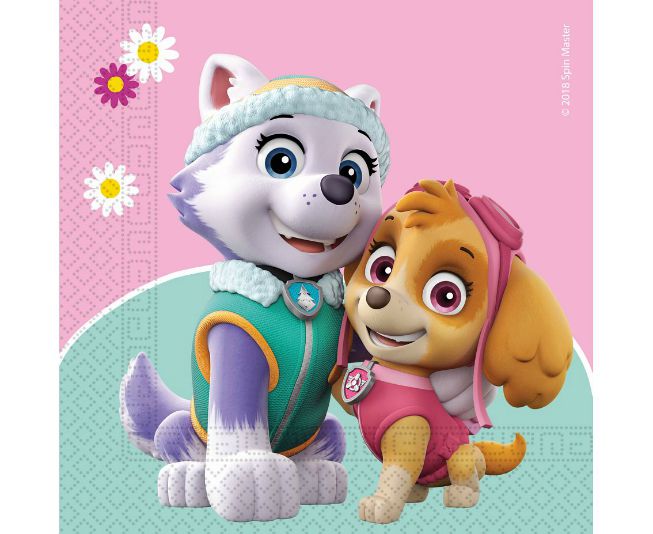 Χαρτοπετσέτες Paw Patrol Skye & Everest (20 τεμ)