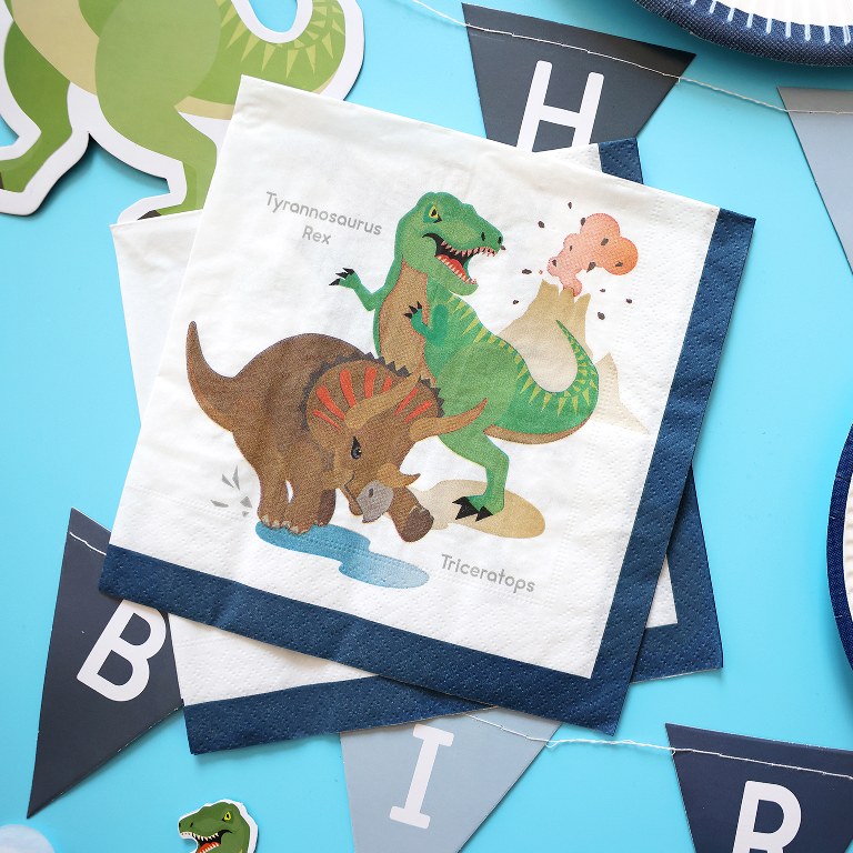 Χαρτοπετσέτες φαγητού Happy Dinosaur (20 τεμ)