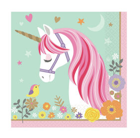 Χαρτοπετσέτες φαγητού μαγικός Μονόκερος (16 τεμ)