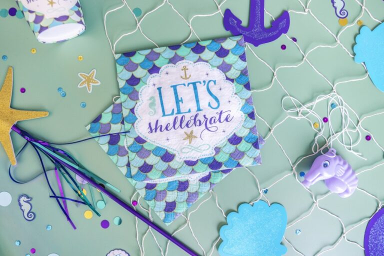 Χαρτοπετσέτες φαγητού Mermaid Wishes (16 τεμ)