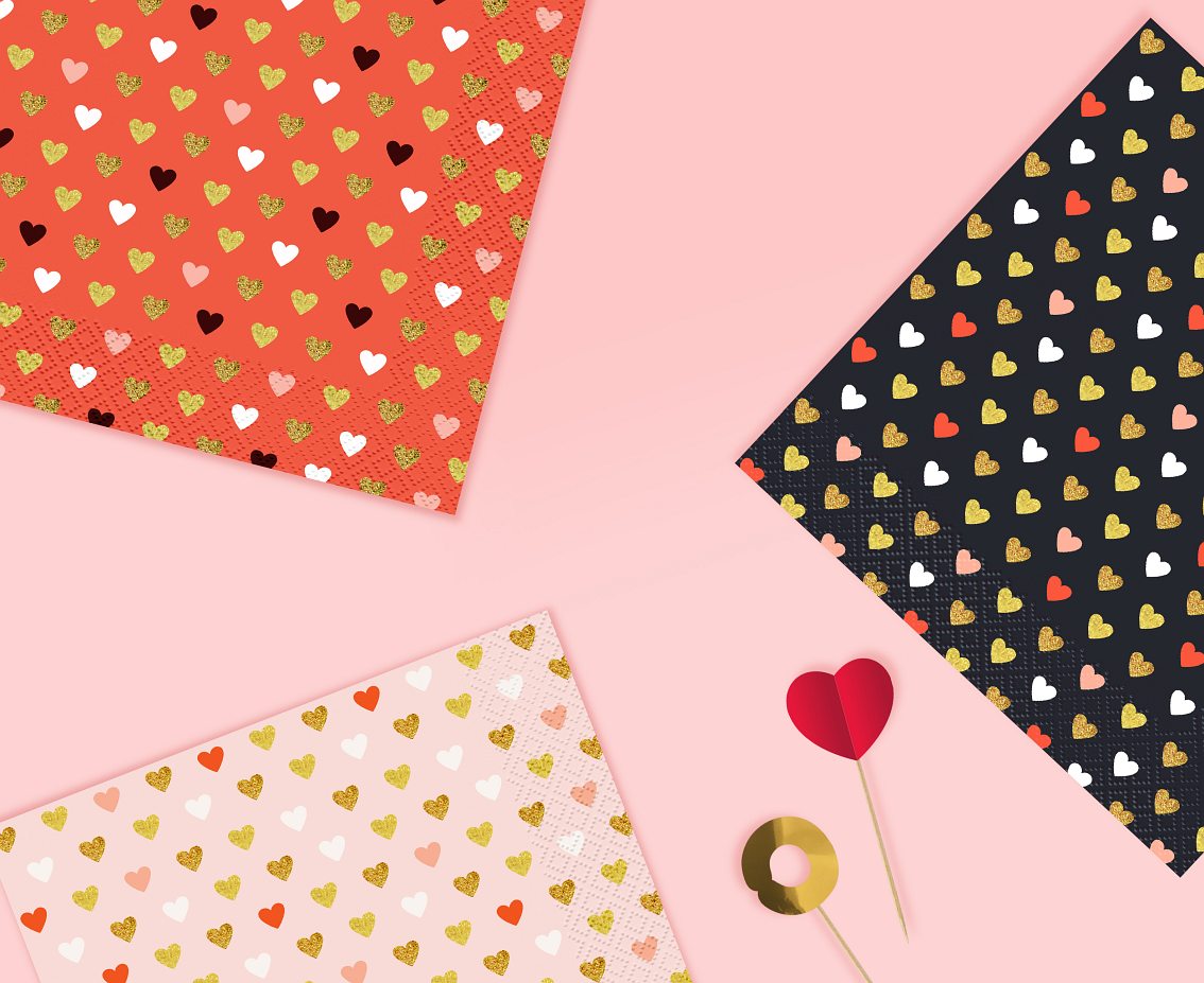 Χαρτοπετσέτες φαγητού XOXO (20 τεμ)