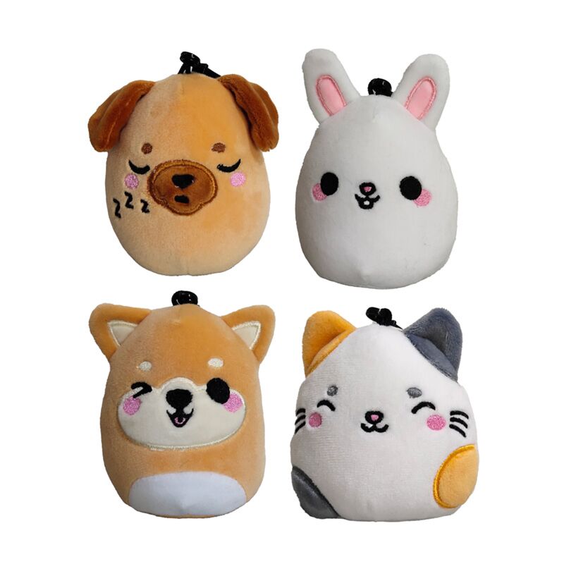 Λούτρινο Μπρελόκ Ζωάκια