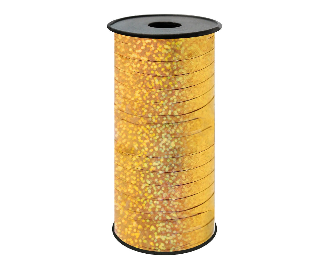 Χρυσή Holographic κορδέλα 92m