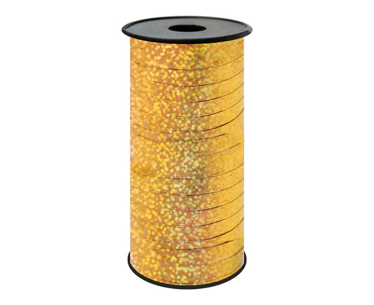 Χρυσή Holographic κορδέλα 92m