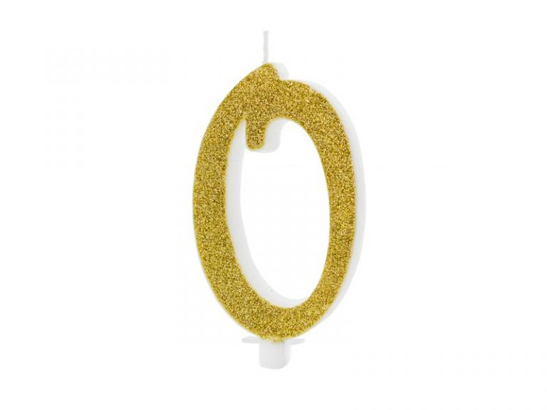 Χρυσό κεράκι αριθμός 0