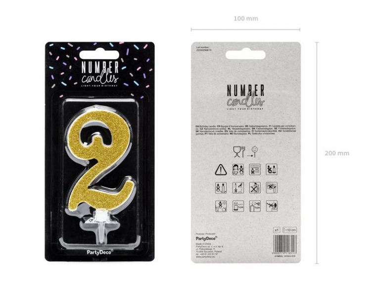 Χρυσό κεράκι αριθμός 2