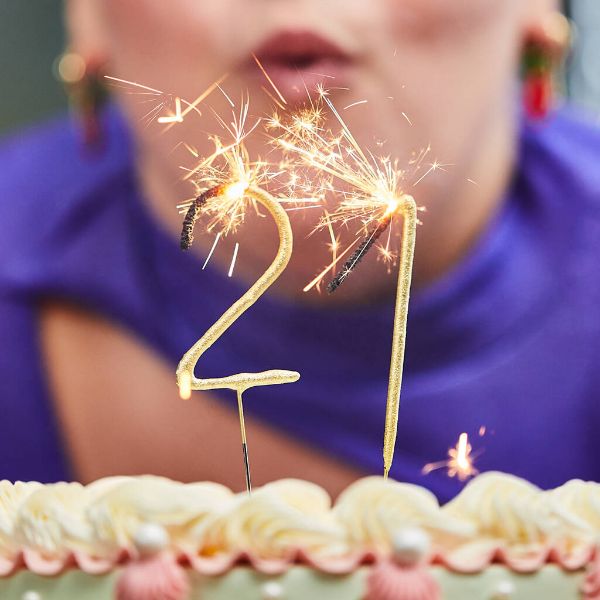 Χρυσό Sparkler Αριθμός 2