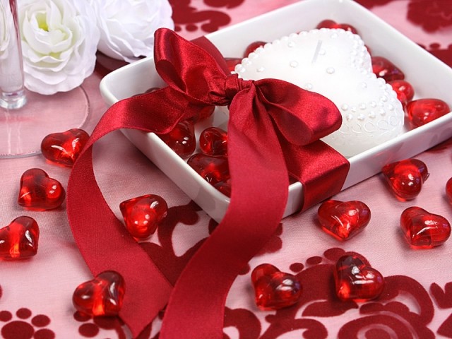 Crystal κόκκινες διακοσμητικές καρδιές 21mm (30 τεμ)