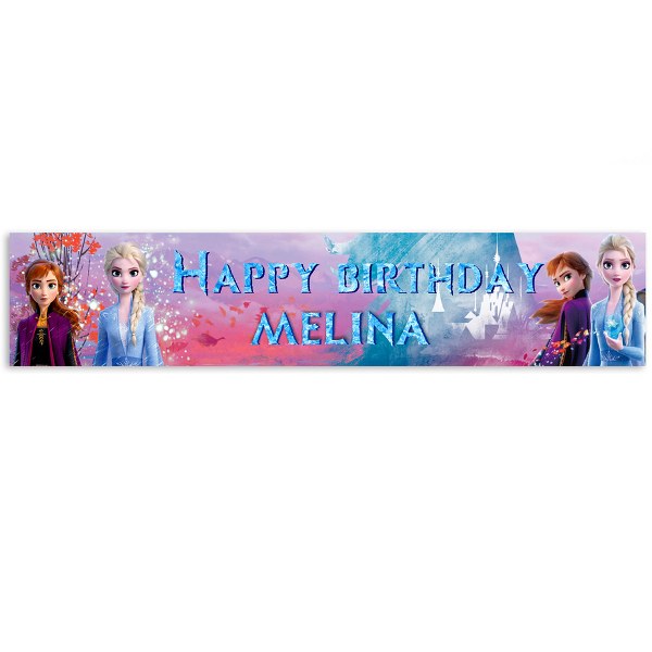 Banner με μήνυμα Frozen
