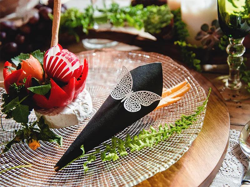 Διακοσμητικές Χάρτινες Πεταλούδες (10 τεμ)