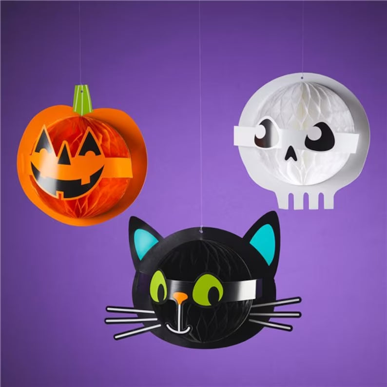 Διακοσμητικές Κυψέλες Halloween Friends (3 τεμ)