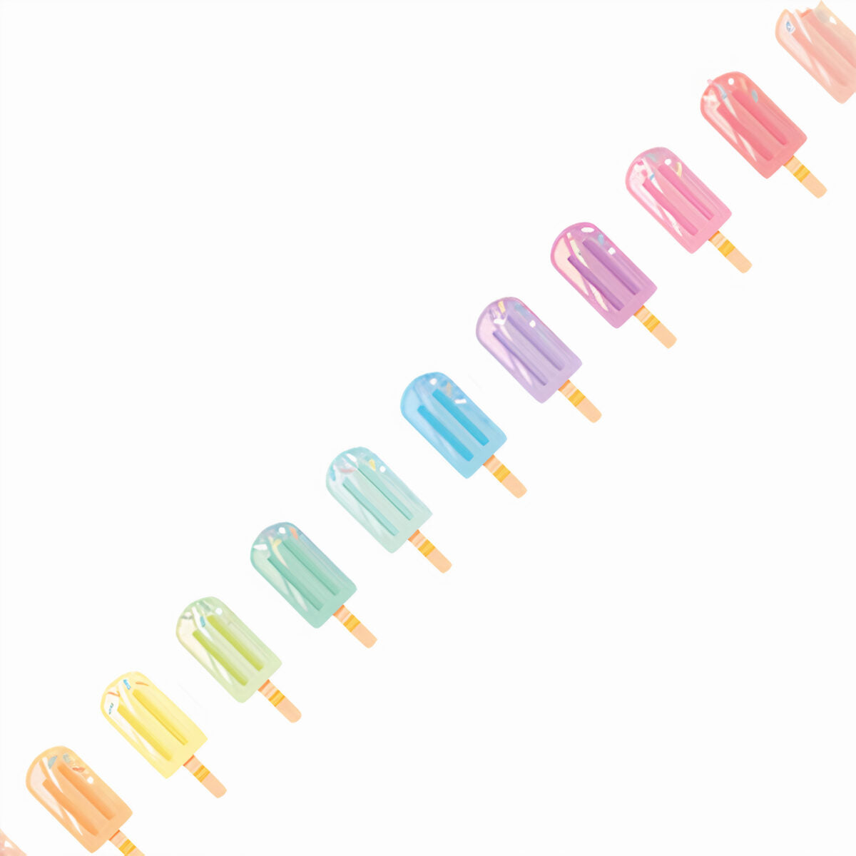 Διακοσμητική χάρτινη Γιρλάντα με Παγωτά 180cm