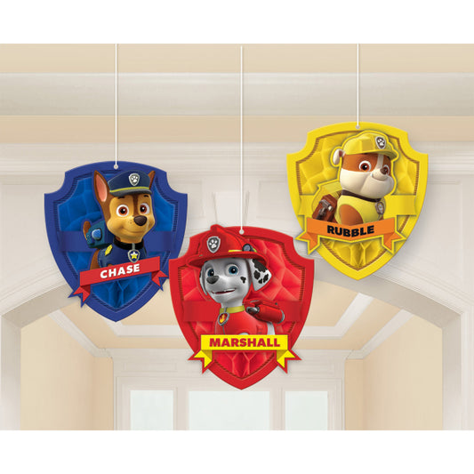 Διακοσμητική Κυψέλη Paw Patrol (3 τεμ)